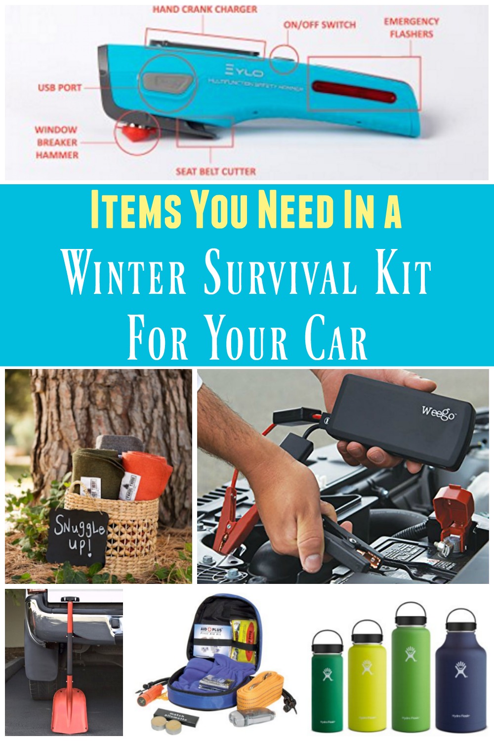 Winter Survival Kit For Your Car - Must have items